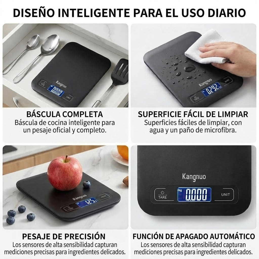Báscula Inteligente con App Nutricional