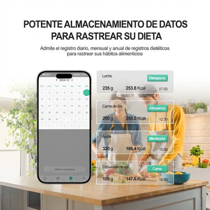 Báscula Inteligente con App Nutricional
